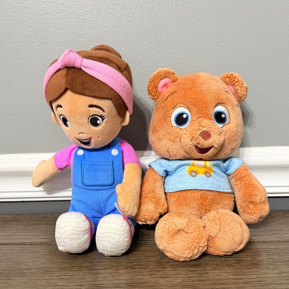Ms. Rachel Cuddle & Comfort Doll and Potty Time with Bean Plush Set 2pc Toy 8"
